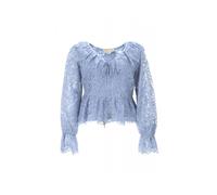 Michael Kors - Chambray Blouse - Femme - Blouses et Chemises - Bleu - Taille: 42 FR