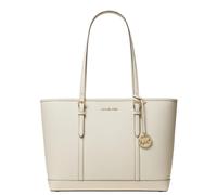 Michael Kors Charlotte Grand cabas 3-en-1 en cuir saffiano - Crème