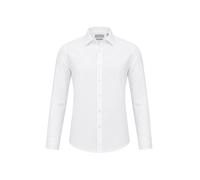Michael Kors Chemise business 'COTTON LINEN SLIM SHIRT' blanc, Taille 40