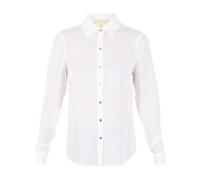 Michael Kors - Chemise en Georgette de Soie - Femme - Blouses et Chemises - Blanc - Taille: 44 FR