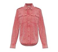 Michael Kors - Chemise en jean - Femme - Blouses et Chemises - Rose - Taille: 42 FR