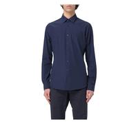 Michael Kors - Chemise Slim Performance Stretch - Homme - Chemises - Bleu - Taille: S