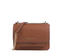 Michael Kors Claire Small Sac porté épaule marron, cuir de vache grainé, femme