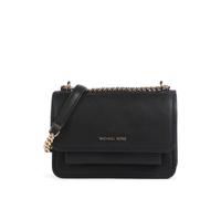 Michael Kors Claire Small Sac porté épaule noir, cuir grainé, femme