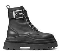 Michael Kors Colby Lace Up Biker Boot In Black Taille: 38.5 | Bottes Outlet | Femme | Le Noir