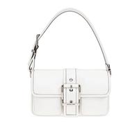 Michael Kors - Colby Medium Leather Shoulder Bag - Femme - Sacs - Blanc - Taille: ONE Size