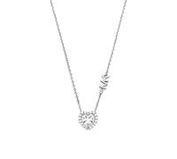 Michael Kors Collier pendentif pour femme en argent orné de pierres semi-précieuses avec fermoir anneau à ressort