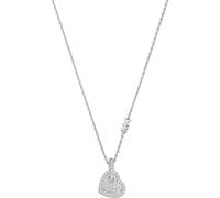 Michael Kors Collier pendentif pour femme en argent orné de pierres semi-précieuses avec fermoir anneau à ressort