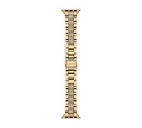 Michael Kors Damenband Apple Watch 38 mm 40 mm Edelstahl goldfarben, MKS8021