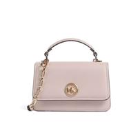 Michael Kors Delancey Sac bandoulière rose, cuir de vache finement grainé, femme