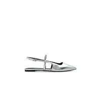 Michael Kors - Dina Flex Slingback Flat - Femme - Chaussures - Gris - Taille: 38 EU