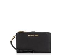 Michael Kors Double Zip Wallet Black Gold