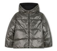 Michael Kors - Doudoune À Capuche Réversible - Noir Dore - Fille - 10 Ans
