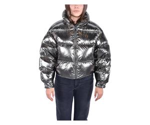 Michael Kors - Doudoune Métallisée - Femme - Vestes - Gris - Taille: 38 FR