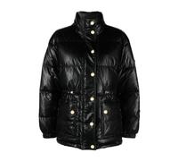 Michael Kors - Doudoune mi-épaisse à col cheminée - Femme - Vestes - Noir - Taille: 38 FR