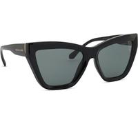 Michael Kors Lunettes de soleil Femme MK2211U DUBAI 30053F Noir/Gris Œil de chat Antireflet