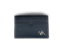Michael Kors Edison Étui à cartes cranté, bleu marine, taille unique