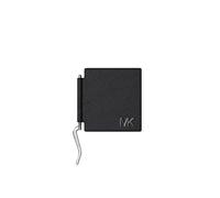 Michael Kors Edison Étui à cartes pliable fin avec pince à billets, noir, One Size