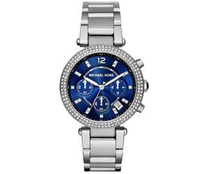 Michael Kors - Élégante Montre de Dame en Acier Inoxydable à Quartz - Femme - Accessoires - Gris - Taille: ONE Size