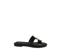 Michael Kors - Erin Leather Sandal - Femme - Chaussures - Noir - Taille: 37 EU