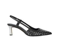 Michael Kors - Escarpin Alora Slingback Noir avec Œillets - Femme - Chaussures - Noir - Taille: 38 EU