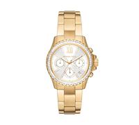 Michael Kors Everest Watch for Women, Quartz Chronograph Movement with Stainless Steel Or Silicon Strap