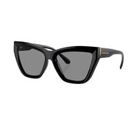 Michael Kors Femme MK2211U DUBAI 30053F Lunettes de soleil Injecté Noir Gris Cat Eye Normale Antireflet