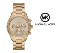Michael Kors Femme 42mm Bracelet Acier Inoxydable Doré Quartz Montre MK6795