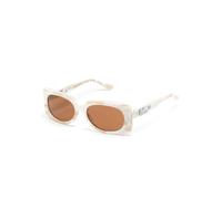 Michael Kors, Femme, Accessoires, Blanc, Taille: 56 MM Lunettes de soleil blanches avec étui d'origine