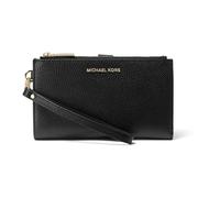 Michael Kors, Femme, Accessoires, Noir, Taille: ONE Size Porte-cartes/Portefeuille Zippé avec Multiples Poches