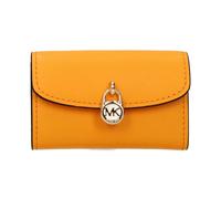 Michael Kors, Femme, Accessoires, Orange, Taille: ONE Size Portefeuille Bi-Fold de Luxe en Cuir