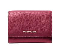 Michael Kors, Femme, Accessoires, Rouge, Taille: ONE Size Portefeuille en cuir Bryant avec compartiments pour cartes