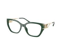 Michael Kors Femme Michael Kors MK4140U BIERZO 4006 Montures optiques Injecté Vert Carré Normale