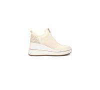 Michael Kors, Femme, Chaussures, Beige, Taille: 39 EU Emmy Wedge Zip Slip-On