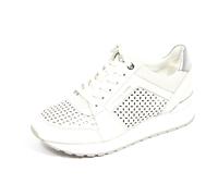 Michael Kors, Femme, Chaussures, Blanc, Taille: 36 1/2 EU Billie Trainer Leather