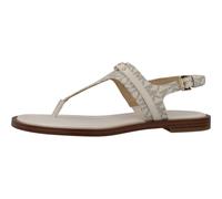 Michael Kors, Femme, Chaussures, Blanc, Taille: 36 1/2 EU Sandale à bride en T Mandy avec logo signature