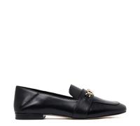 Michael Kors, Femme, Chaussures, Noir, Taille: 37 EU Mocassin Tiffanie Noir avec Logo Or