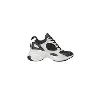 Michael Kors, Femme, Chaussures, Noir, Taille: 37 EU Zuma Empire Signature Logo and Mesh Trainer