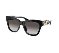 Michael Kors Femme Michael Kors MK2182U EMPIRE SQUARE 30058G Lunettes de soleil Acétate Noir Gris Papillon Normale Ombré