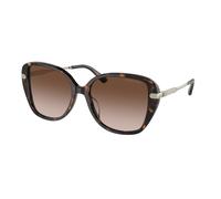 Michael Kors Femme Michael Kors MK2185BU FLATIRON 300613 Lunettes de soleil Acétate Tortue Marron Carré Normale Ombré