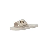 Michael Kors Femme MK Charm Slide Pompe Flex, Vanille, 42.5 EU