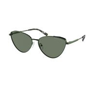 Michael Kors Femme MK1140 CORTEZ 18943H Lunettes de soleil Métal Vert Vert Cat Eye Normale Anti-réflexion