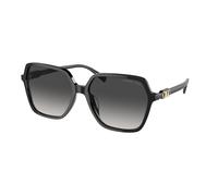 Michael Kors Femme MK2196U JASPER 30058G Lunettes de soleil Acétate Noir Gris Carré Normale Ombré
