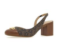 Michael Kors Femme Perla Flex Toe Cap Pump Heeled Shoes, BRN Luggage, 37.5 EU