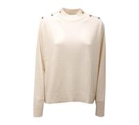 Michael Kors, Femme, Pulls, Blanc, Taille: 42 FR Mf96P1Kcsn Pull ras du cou