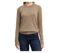 Michael Kors - Pull en mérinos à manches boutonnées - Femme - Pulls - Brun - Taille: 38 FR