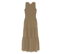 Michael Kors, Femme, Robes, Vert, Taille: 38 FR Robe sans manches à jupe à volants