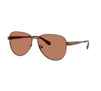 Michael Kors Femme Sunglass Biarritz - Couleur du Monture: Noix de muscade, Couleur de Lentille: Noix de muscade uni