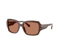 Michael Kors Femme Sunglass Châtel - Couleur du Monture: Noix de muscade, Couleur de Lentille: Noix de muscade uni