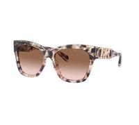 Michael Kors Femme Sunglass Empire Square - Couleur du Monture: Écaille de tortue rose, Couleur de Lentille: Dégradé Rose Marron